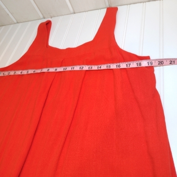 Sadie & Sage women's orange sleeveless, tank dress size (L) - Picture 9 of 11